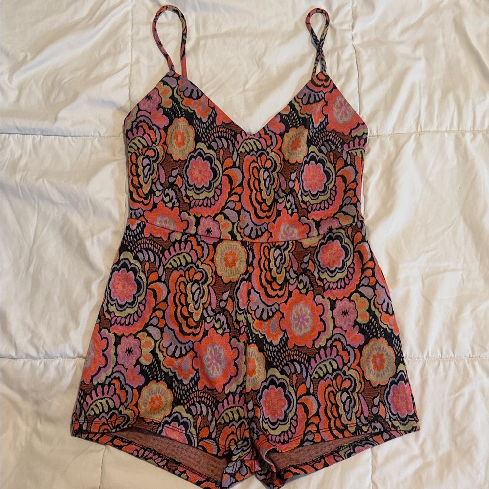 Zara Multicolor Floral Jumpsuit